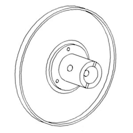 Aftermarket Outer Fan Drive Fixed Pulley Fits CaseIH Tractor Models 1640 Plus 87522943